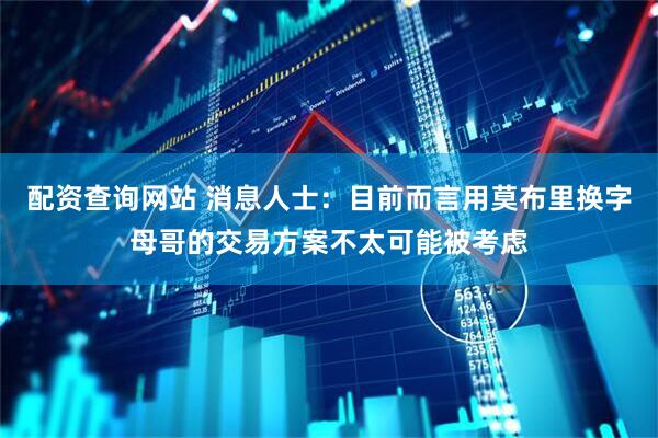 配资查询网站 消息人士：目前而言用莫布里换字母哥的交易方案不太可能被考虑